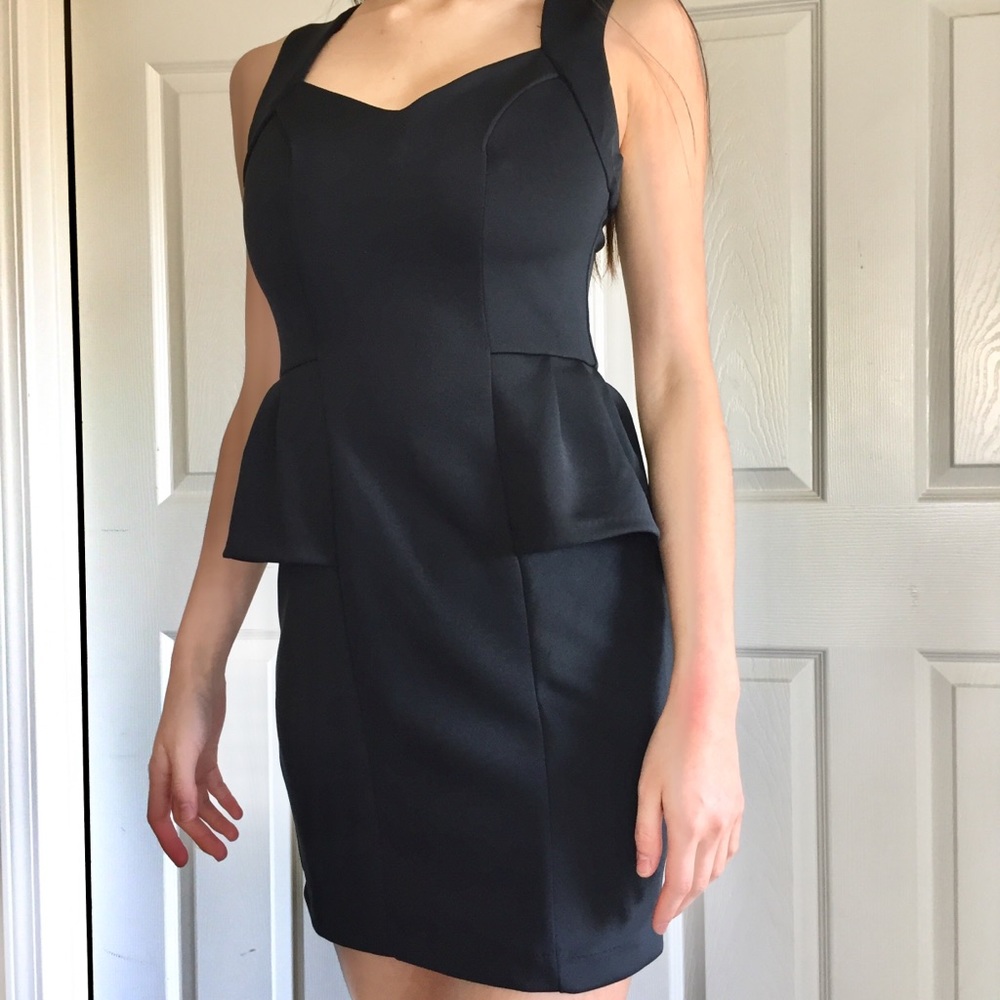 Short black dress
